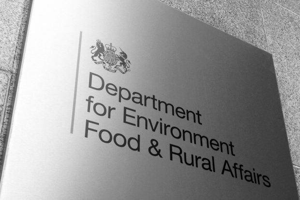 Defra sign on a building