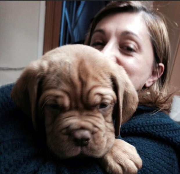 Carmen and her dog